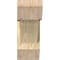 Ekena Millwork Traditional Slat Rough Sawn Bracket w/ Offset Brace, Douglas Fir, 8"W x 20"D x 20"H BKT0806X20X20TRA06RDF - alternate 4